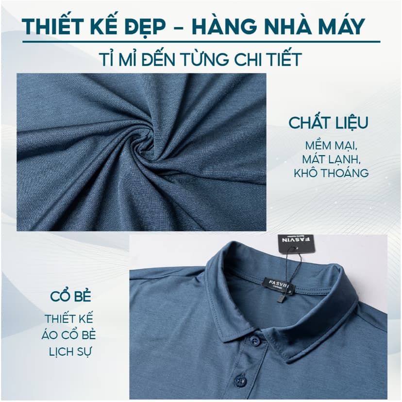 Ảnh Bộ quần áo nam mùa hè Fasvin AB23590.HN chất liệu tốt, kiểu dáng đẹp 4