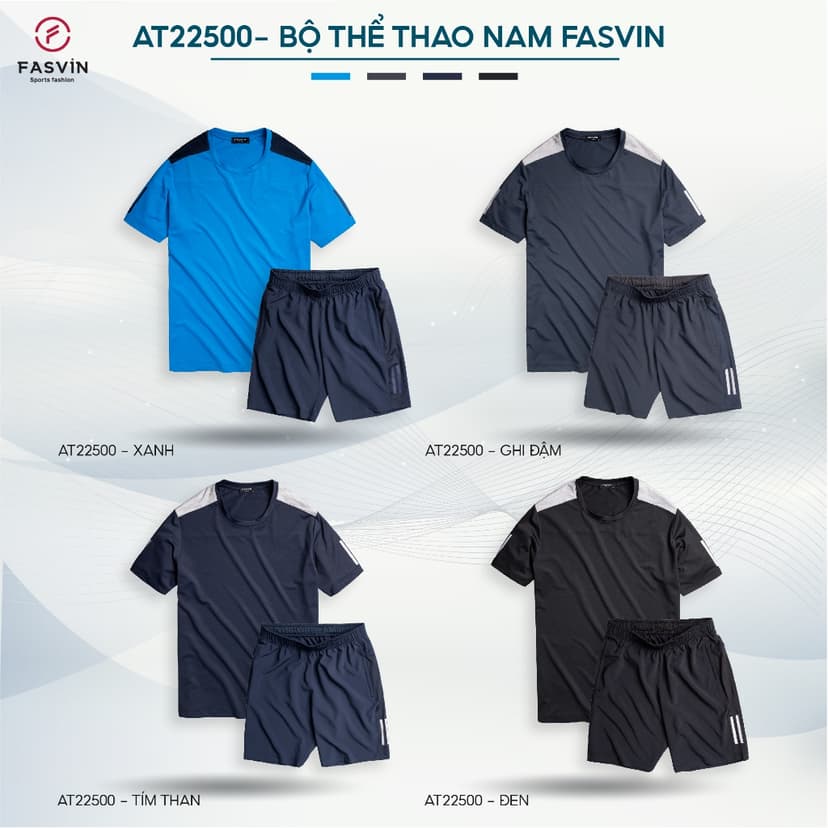 Ảnh Bộ Quần Áo Nam Thể Thao FASVIN AT22500.HN Hàng Nhà Máy Chất Liệu tốt Phom Dáng Đẹp 3