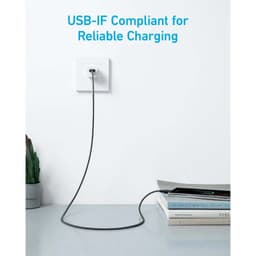 Thumbnail Cáp Sạc Anker Nylon Cable 322 USB to USB-C Dài 0.9M - A81H5 4