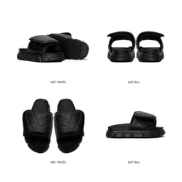 Thumbnail Dép Sandal Nam Nữ Tăng Chiều Cao THEWOLF ESSENTIAL MONOGRAM SLIDE SANDAL - Đen Trắng Nâu Beige Đỏ 2