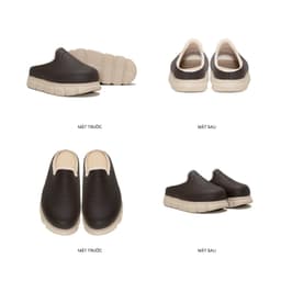 Thumbnail Dép Sandal Nam Nữ Tăng Chiều Cao THEWOLF ESSENTIAL LARVA SLIDE SANDAL V2 - Đen Xanh Nâu Beige 4