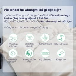 Thumbnail Vỏ gối ôm 100% Tencel tự nhiên cao cấp Changmi Bedding mềm mượt và mát lạnh từ Lenzing AG (Áo) 40 x 115cm 2