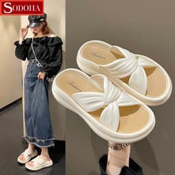 Thumbnail Dép Nữ Đế Bằng , Phong Cách Hàn Quốc SODOHA D299 3