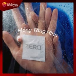 Thumbnail Bao cao su  Lifestyles Zero Ultra Thin siêu mỏng, nhiều gel bôi trơn hộp 3 bcs/12 bcs 4
