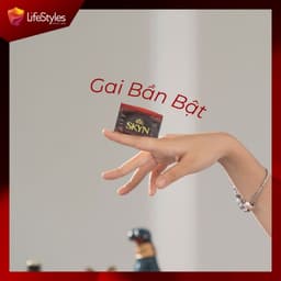 Thumbnail Bao cao su gân gai Lifestyles SKYN Intense, bao cao su siêu mỏng, nonlatex cao cấp H10 bcs 4