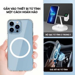 Thumbnail Ốp Trong Suốt Không Ố Vàng Chính Hãng LIKGUS Cho IP 11-12-13-14-15-Pro-Plus-Promax - Lưng Cứng, Viền Cứng-Sạc Không Dây 3