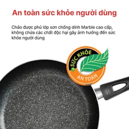 Thumbnail Chảo chống dính đáy từ Marble 18, 20, 22, 24, 26, 28, 30cm, HAPPYCOOK 4
