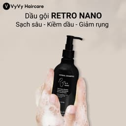 Thumbnail Dầu gội thảo dược Retro Nano ngăn bết tóc tơi phồng căng đanh tóc vyvyhaircare V 100ml / 315ml 1