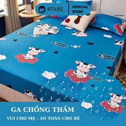 Thumbnail Ga chống thấm cotton thun nano kháng khuẩn không nóng bí size 1m6/1m8/2m ETAMI 1