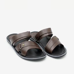Thumbnail Sandal nam Pierre Cardin Pháp da bò thật quai chéo, quai hậu không tăng giảm, đế cao su 156 - Hàng chính hãng 1