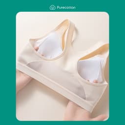 Thumbnail Áo lót thể thao Purecotton bé gái mới lớn chất liệu sợi sồi cao cấp kiểu dáng chui đầu PC101 AL05 1
