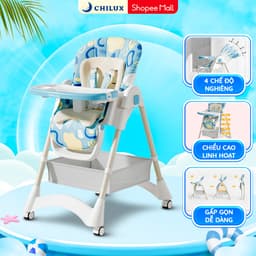 Thumbnail Ghế ăn dặm cao cấp Chilux Grow D - Đồng hành cùng mẹ - Bé khỏe, ăn ngon 1