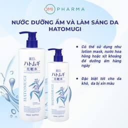 Thumbnail Nước Dưỡng Ẩm Và Làm Sáng Da Reihaku Hatomugi Nhật Bản (500ml & 1000ml) 1