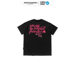 Thumbnail Áo Thun DirtyCoins Internet Friends Relaxed T-shirt - Black 1