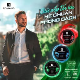 Thumbnail Combo 2 Sáp vuốt tóc nam Romano Restyleable 68g/hộp giữ nếp suốt 8h 2