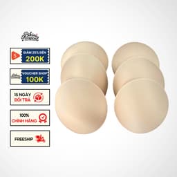 Thumbnail Cặp (2 miếng) Mút tròn mỏng BIKINI PASSPORT - MUT02_CR 1
