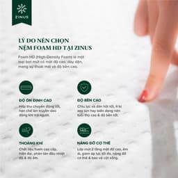Thumbnail Nệm Foam HD Bảo Vệ Cột Sống Dày 12cm Zinus - 5in Foam Mattress Extra 3