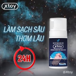 Thumbnail Bọt vệ sinh nam giới Xtoy Dung dịch tạo bọt 100ml 2