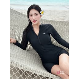 Thumbnail Đồ bơi liền thân dài tay nữ Long Sleeve Swimsuit Today U Wear chất liệu KIRA cao cấp 3