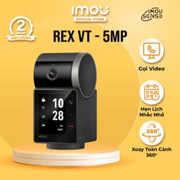 Thumbnail Camera Wifi dùng pin trong nhà Imou Rex VT Pro 3K I S2VBP I Xoay 360 I Bảo vệ toàn cảnh 1