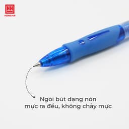 Thumbnail Bút gel, bút bi nước Hồng Hà mực Xanh, Đen, Đỏ màu sắc tươi sáng - 2766 4
