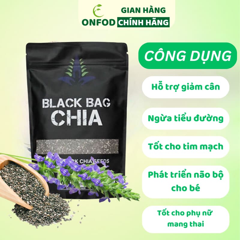 Ảnh Combo 2 yến mạch 1 hạt chia ONFOD ăn kiêng giảm cân ăn dặm cho bé mẹ bầu 3