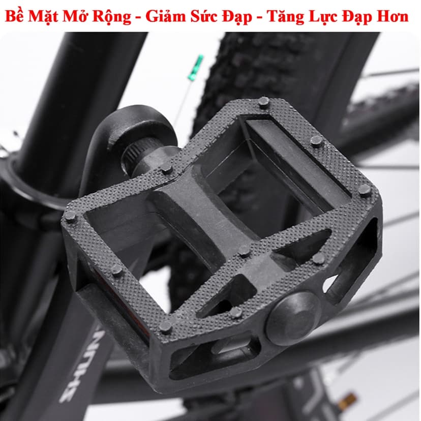 Ảnh Bàn Đạp Xe Đạp 1 Cặp (2 Chiếc) Pedal Cho Xe Đạp Thể Thao Bằng Nhựa Pedan Xe Đạp Chống Trượt Chính Hãng Amalife 4