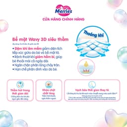 Thumbnail Tã/bỉm dán Merries size M - 56 miếng (dành cho bé từ 6 - 11kg) 1