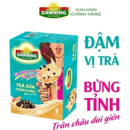 Thumbnail Combo 5 hộp trà sữa trân châu DAWNING Đậm vị trà, hương thơm trà tự nhiên giúp tỉnh táo 260g 1