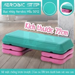 Thumbnail [All 72cm BG -Bục tập aerobic dậm nhảy giảm cân toàn thân  thể dục thẩm mỹ điều chỉnh độ cao 1