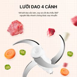 Thumbnail Máy xay thịt Aqua GGS201R cối thuỷ tinh, dung tích 1.8L xay cua, thịt cá rau củ - Bảo hành 12 tháng 2
