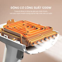 Thumbnail Bàn ủi hơi nước cầm tay Aqua SH2502R 250ml nút phun tự động, ủi đứng và treo - Bảo hành 12 tháng 2