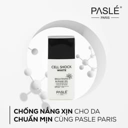 Thumbnail Kem Chống Nắng Dạng Nhũ Tương CELL SHOCK WHITE CREAM PASLÉ Chống Oxy Hóa [SPF50+, PA++++] - 50ml/lọ 2