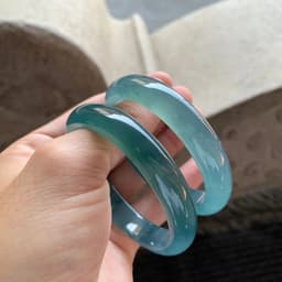 Thumbnail Vòng Tay Thạch Anh Tự Nhiên Màu Xanh Hợp Mệnh Thuỷ Mộc - Ngọc Trai Trường Thịnh 1