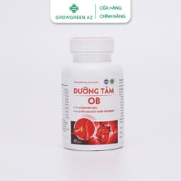 Thumbnail Viên Uống Hỗ Trợ Tim Mạch, Huyết Áp Dưỡng Tâm OB Hộp 60 Viên Chính Hãng Grow Green AZ 1