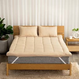 Thumbnail Topper nệm K-Bedding By Everon, tăng tiện ích, bảo vệ & làm mềm nệm, chất liệu gòn lông vũ, dày 5cm 1