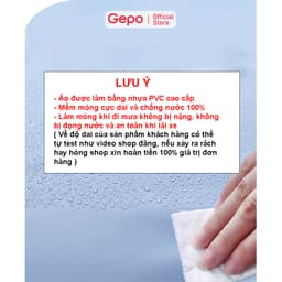 Thumbnail Áo mưa đi xe máy che phủ toàn thân vành đôi chắn nước, dễ dàng sử dụng điện thoại 2
