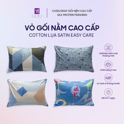 Thumbnail Vỏ Gối Cotton Lụa Satin Cao Cấp SAMY BEDDING Thoải Mái Mát Mịn 1