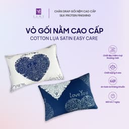 Thumbnail Vỏ Gối Cotton Lụa Satin Cao Cấp SAMY BEDDING Thoải Mái Mát Mịn 2