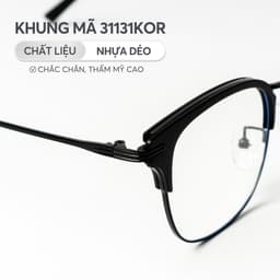 Thumbnail Gọng kính mắt nam nữ LILYEYEWEAR chất liệu nhựa cao cấp phối kim loại chắc chắn màu sắc và kiểu dáng thời trang 31131KOR 4