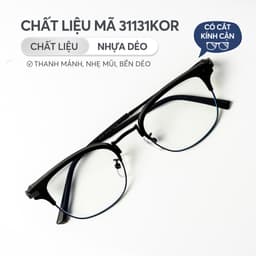 Thumbnail Gọng kính mắt nam nữ LILYEYEWEAR chất liệu nhựa cao cấp phối kim loại chắc chắn màu sắc và kiểu dáng thời trang 31131KOR 3