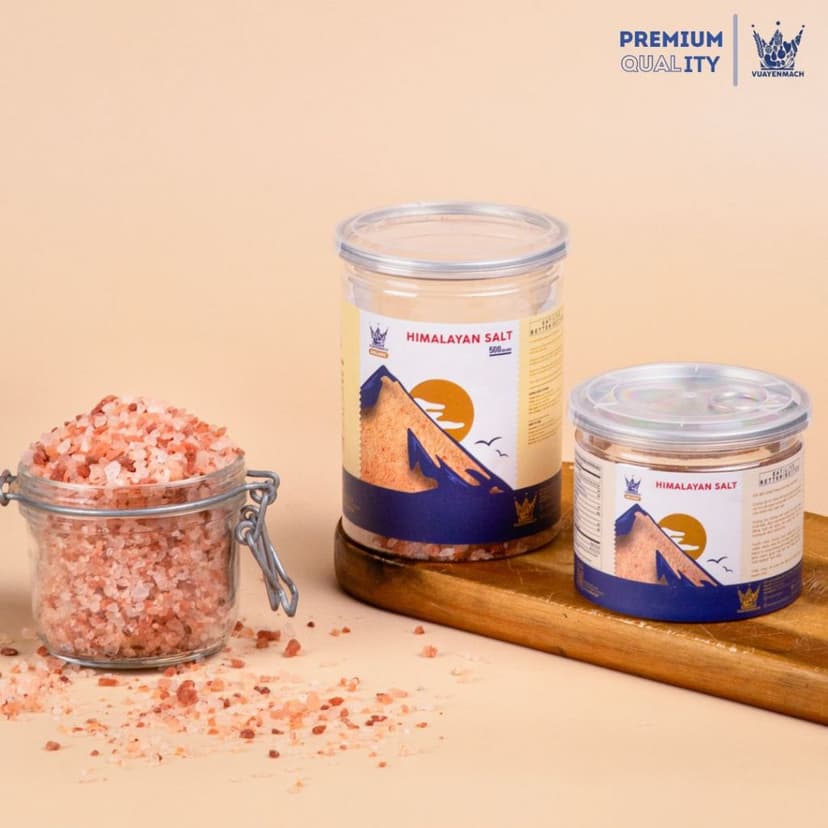 Ảnh Muối hồng nguyên hạt Organic VUA YẾN MẠCH nhập khẩu Pakistan chính hãng chuyên dùng nấu ăn 500gr 4