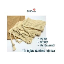 Thumbnail Túi Lưới Đựng Xà Bông Tạo Bọt DEGO PHARMA - Tẩy Tế Bào Chết 1