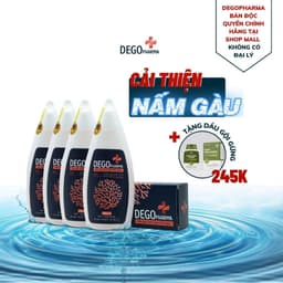 Thumbnail Combo 4 Dầu Gội Đầu Sạch Nấm Da Đầu DEGO PHARMA 80ml - Dứt Điểm Gàu Ngứa & Vảy Nến - Á Sừng 1