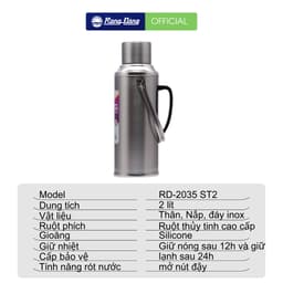 Thumbnail Phích đựng nước inox 2 lít truyền thống 2035 ST2 1