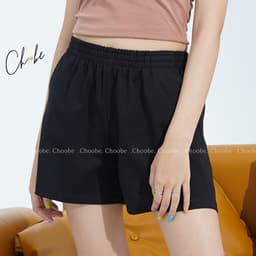 Thumbnail Quần đùi nữ Choobe cạp chun năng động vải co giãn tốt short thể thao kiểu trơn basic QS03 4