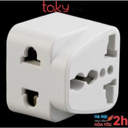 Thumbnail Ổ Cắm Chuyển - Taky, Chia 2 Ra Ổ Cắm, Chuyển Đổi 3 Chân Sang 2 Chân Chẩn Dẹt Chuấn US - Japan - Đài Loan- 8610chandet 3