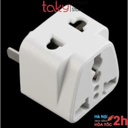 Thumbnail Ổ Cắm Chuyển - Taky, Chia 2 Ra Ổ Cắm, Chuyển Đổi 3 Chân Sang 2 Chân Chẩn Dẹt Chuấn US - Japan - Đài Loan- 8610chandet 2