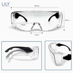Thumbnail Kính chống bụi đi đường LILYEYEWEAR chất liệu nhựa cao cấp dành cho người đi xe máy, xe đạp thời trang và an toàn KC1624 2