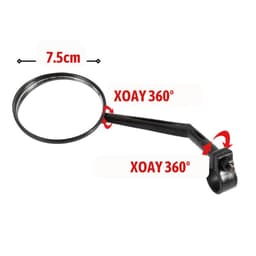 Thumbnail Gương Xe Đạp Thể Thao Cổ Dài – Gương Cầu Lồi Xe Đạp Bản 8cm To Xoay 360 Độ Linh Hoạt ECO1 Chính Hãng Amalife 3
